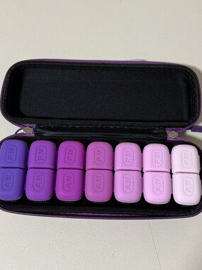 7 Day AM/PM Weekly Pill Organizer - Large Moisture-Proof Travel Case